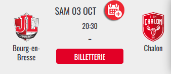 Match JL BOURG - CHALON